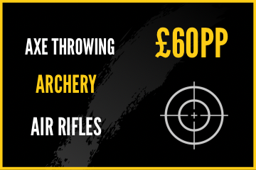 Axe Archery and Rifles - £60pp